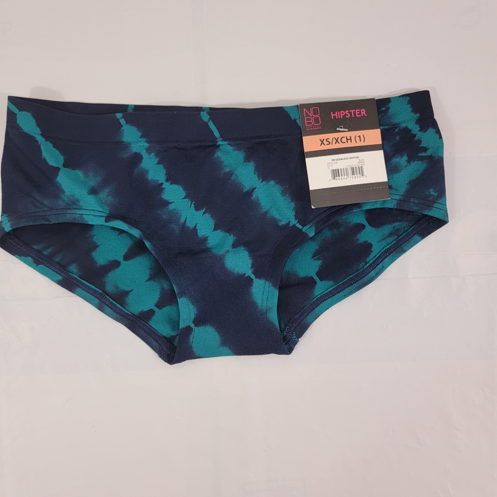 No Boundaries NOBO Seamless 3-Pack Multi-Color Hipster Panties – Size XS NWT