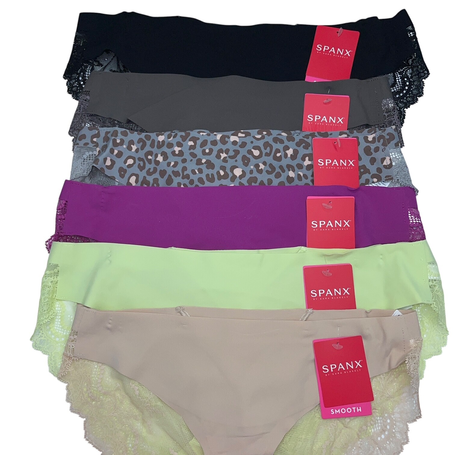 Spanx Panty Undie-Tectable Floral Lace Bikini Lightweight Smoothing FP2415
