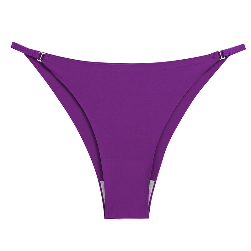 4 Pack Lot Sexy Womens High Cut Thong Panties Brief Low Rise Underwear Lingeries