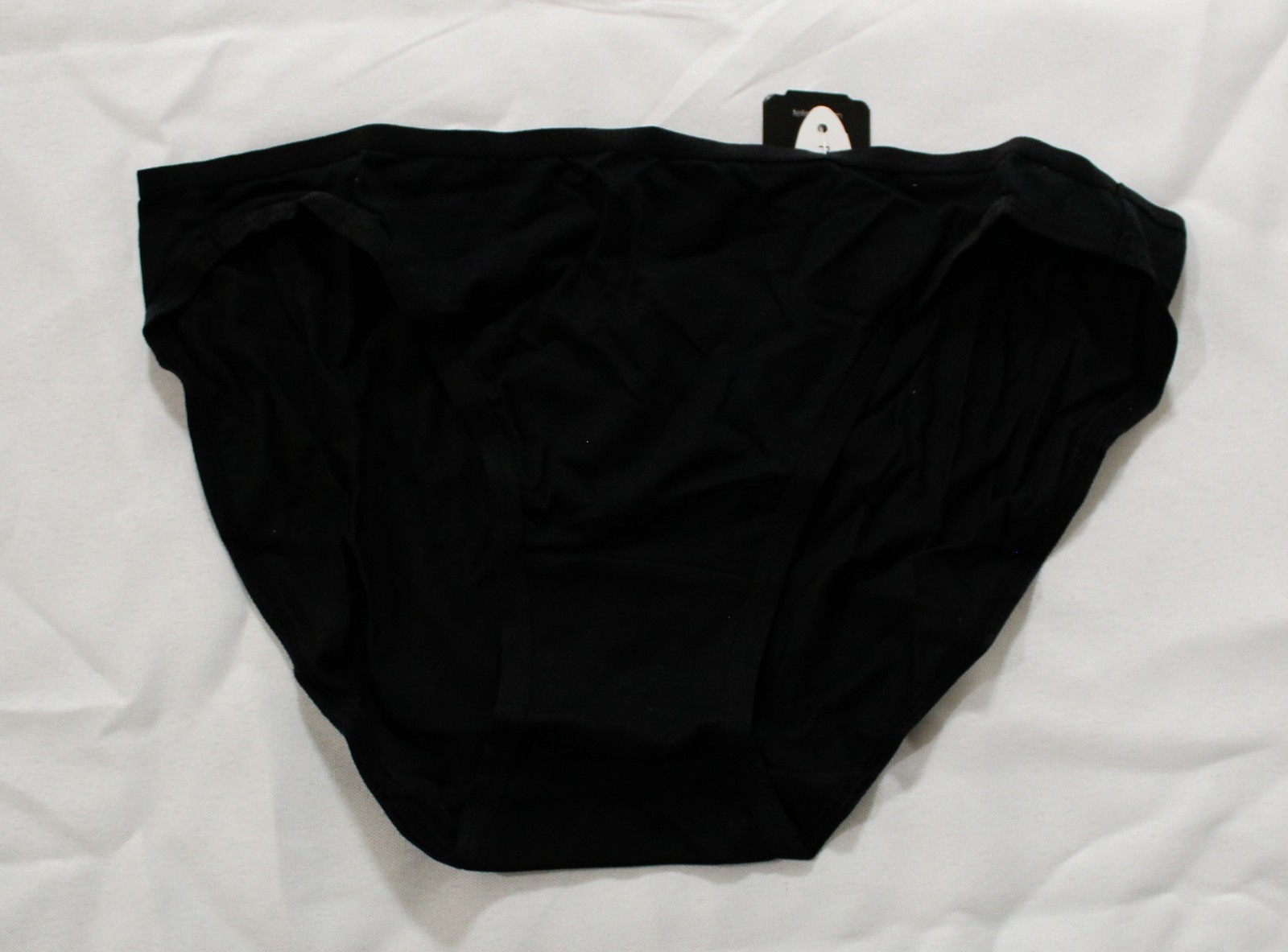 Felina Women’s So Smooth Ultra-Soft Modal Low Rise Bikini NN7 Black Medium NWT