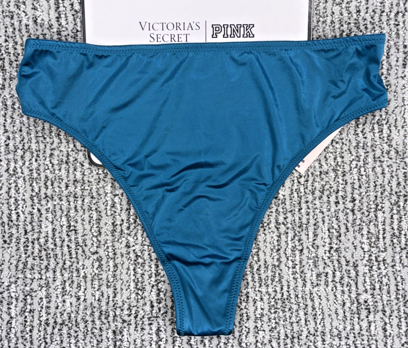 Victoria’s Secret Very Sexy NWT Small Jade Strappy High Waist Thong Panty