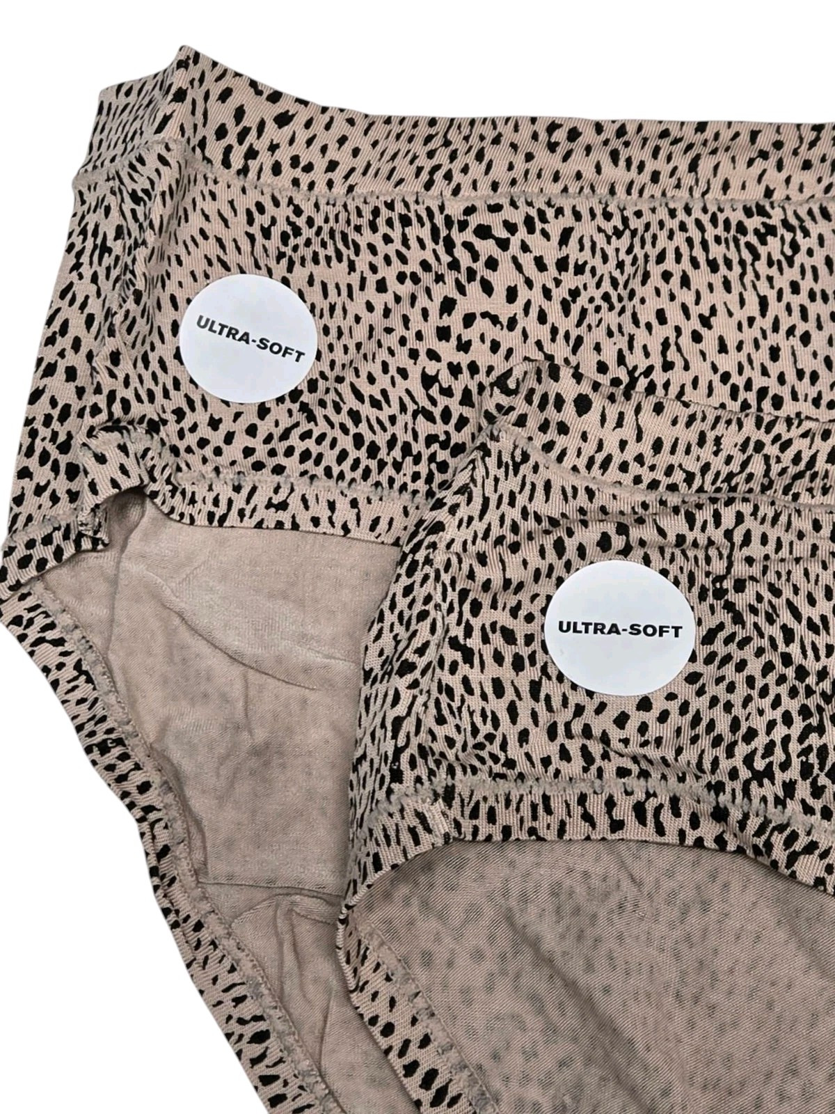 Lot Of 2 Alfani Womens 2X Ultra Soft Bikini Panties Cheetah Print Underwear