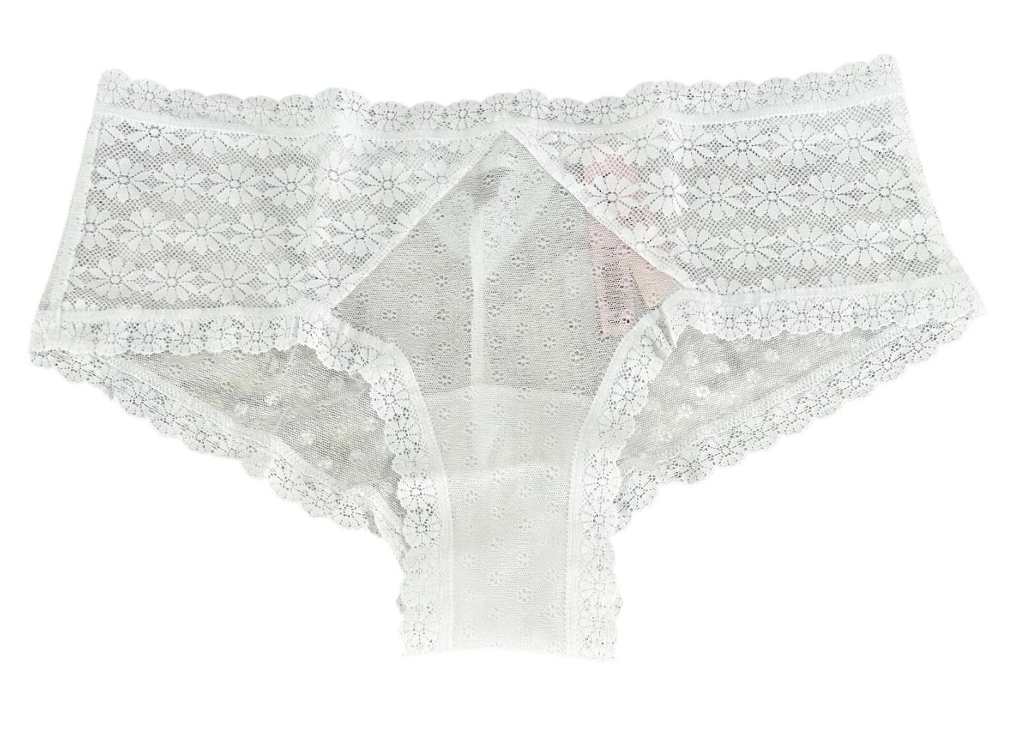 NEW WITH TAGS Victorias Secret The Lacie Daisy Lace Cheeky Panty, SIZE LARGE