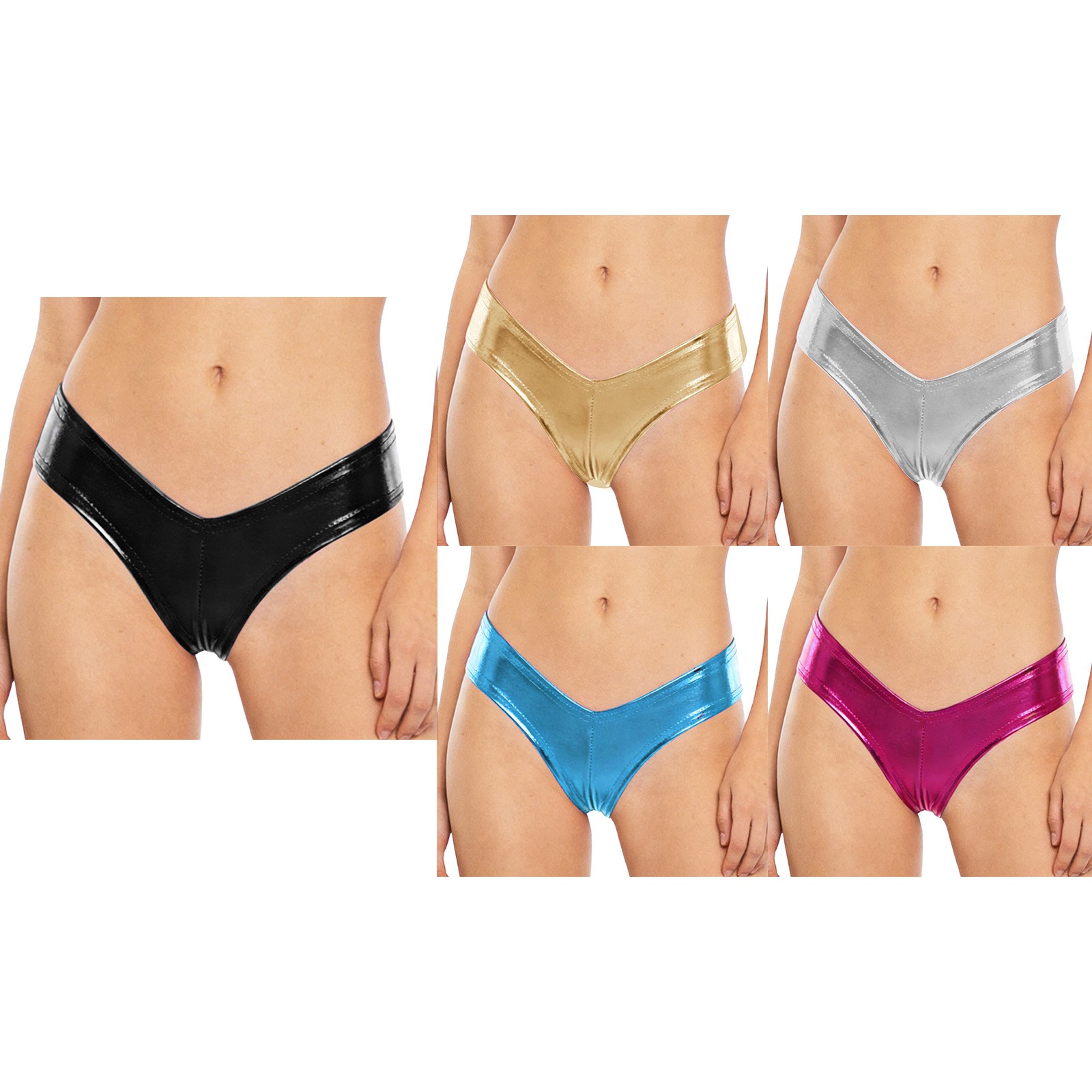 Women Panties Cheeky Panties Low Waist Mini Swimwear Bikini Briefs Hipster Panty