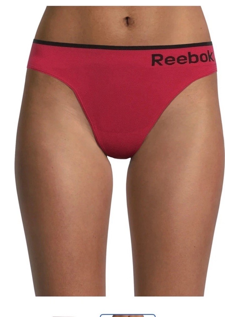 Reebok Women’s Seamless Thong, 6-Pack Size Assorted Colors 2XL (20-22) NWT