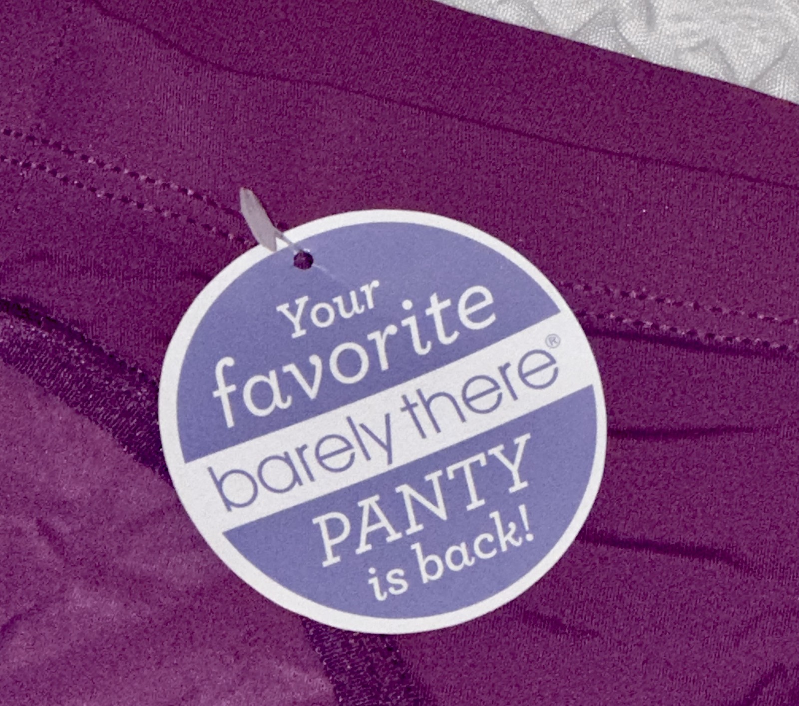 MAIDENFORM Barely There Invisible Look Razzle Purple Bikini Panty Women S M L XL