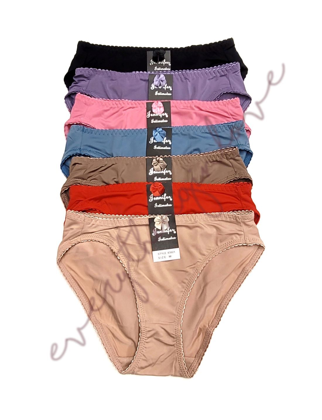 Women High Cut Microfiber Light Tummy Control Full Seat Coverage Bikini panties