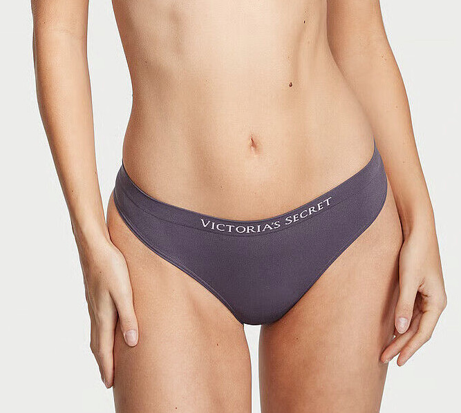 Victoria Secret Sexy Seamless Lingerie Thong Pantie Stretchy LOGO XS S M L X XXL