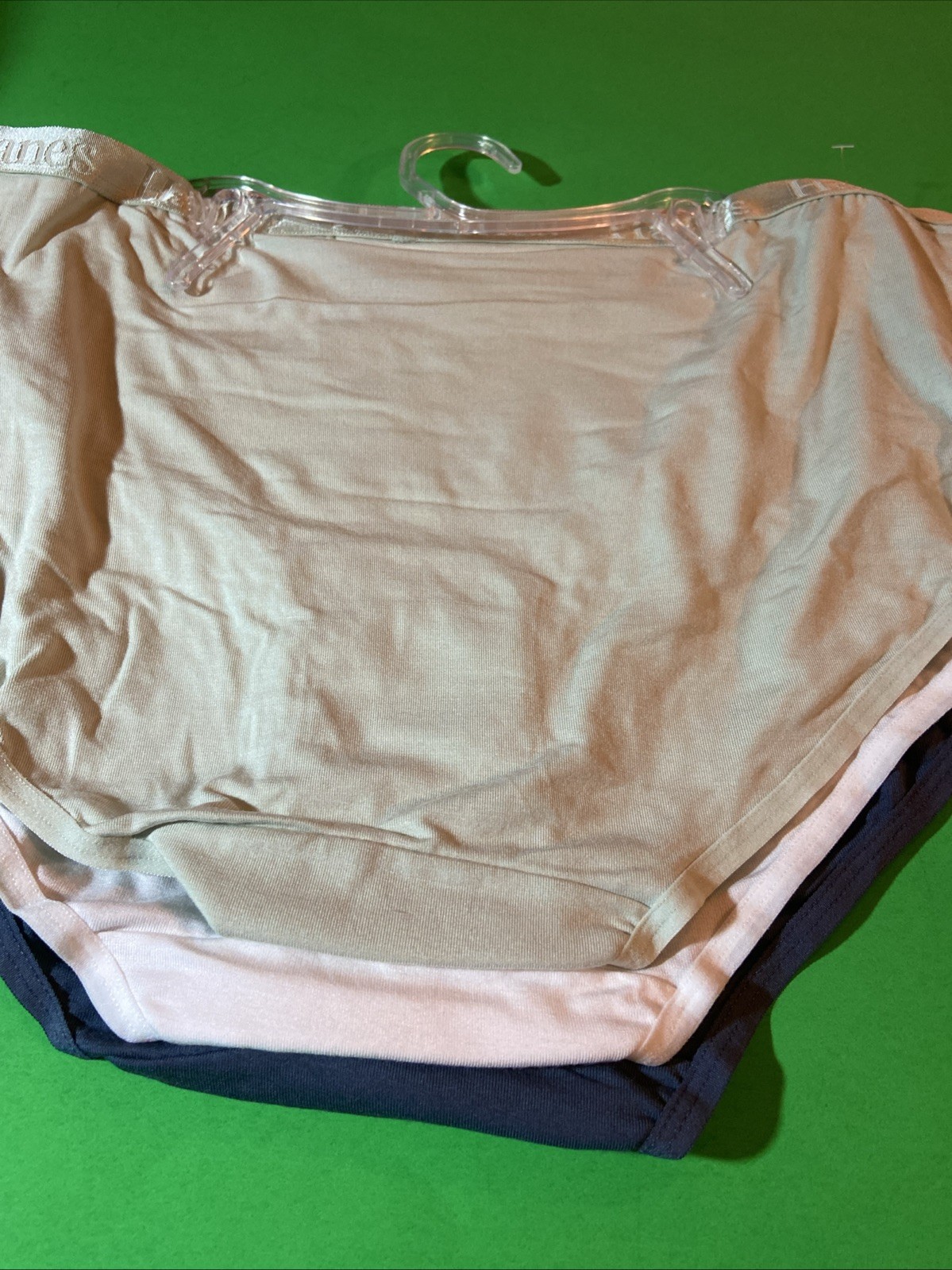 HANES 3 PACK SUPER SOFT ASSORTED COLORS HIPSTER PANTIES / Size 9 /2XL