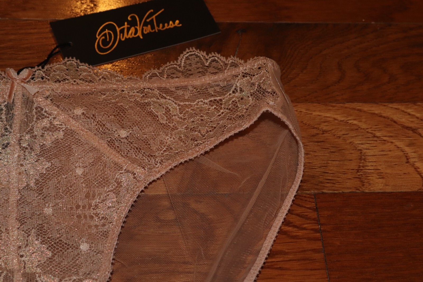 BNWT Dita Von Teese Lurex Lace Bikini MSRP $55!!