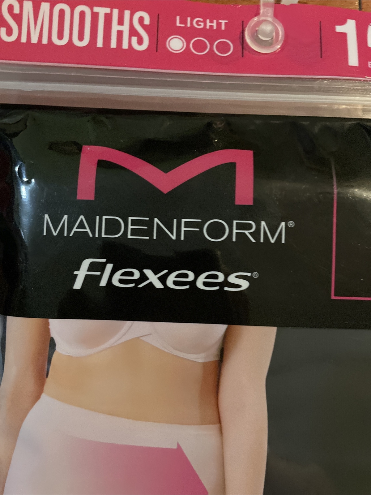 NWT Womens Maidenform Flexees Black Boyshort Slip Panty Size XLarge