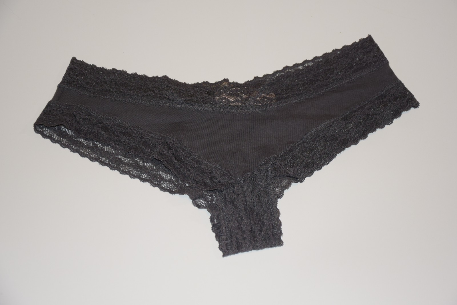 Victoria’s Secret S Dark Gray Sexy Cheeky Bikini Panties M – Ships Free