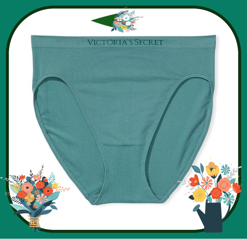 M Sage SEAMLESS NOSHOW FULLCOVER Victorias Secret High Leg Waist Brief Panty