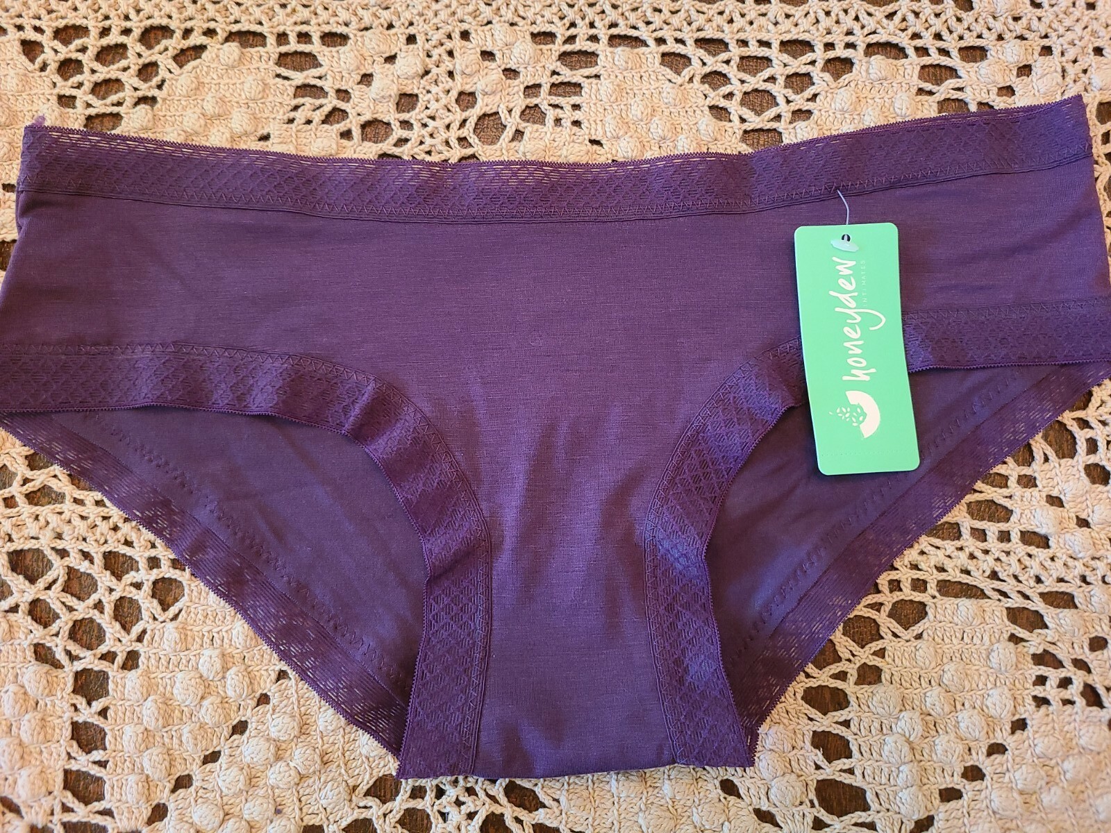Small HONEYDEW Intimates SLINKY RILEY Purple Hipster Panty 49410 ~ NWT