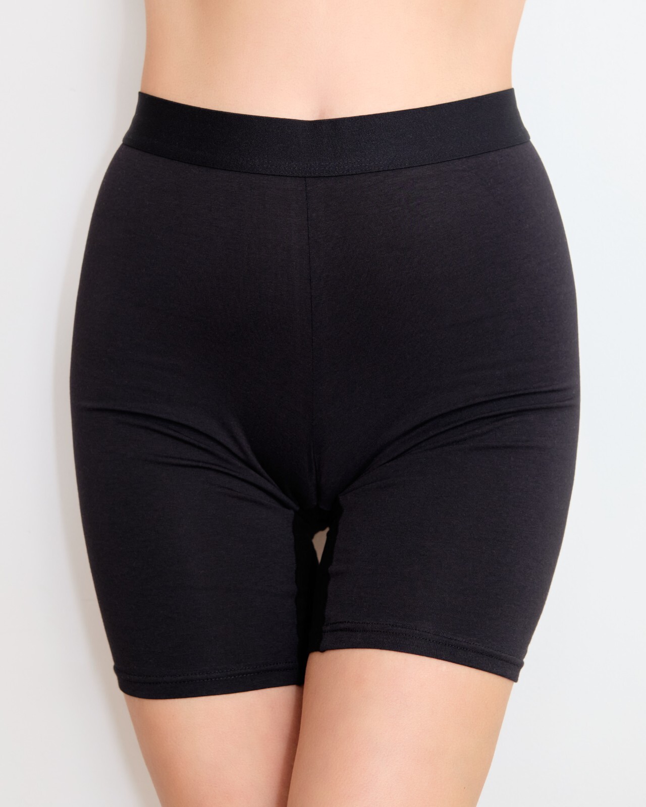 Nabtos Women Black Boyshort Brief Underwear Pack 2 Anti Chafing Long short 2XL