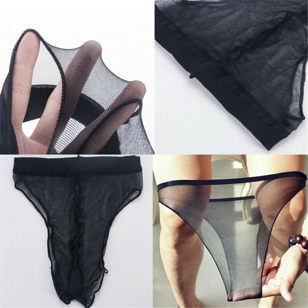 Women Mesh See-Through Sheer Ultra-Thin Panties Thong Underwear Knicker Lingerie