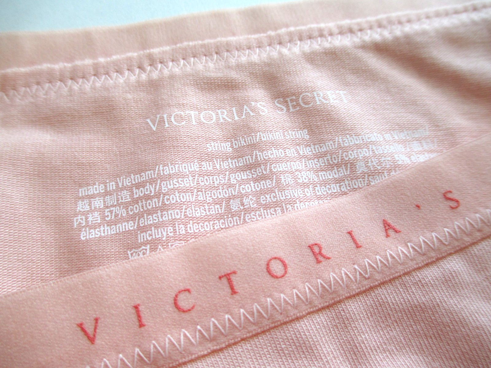 VICTORIA’S SECRET Cotton String Bikini Panty S M L XL Orange NWT VS