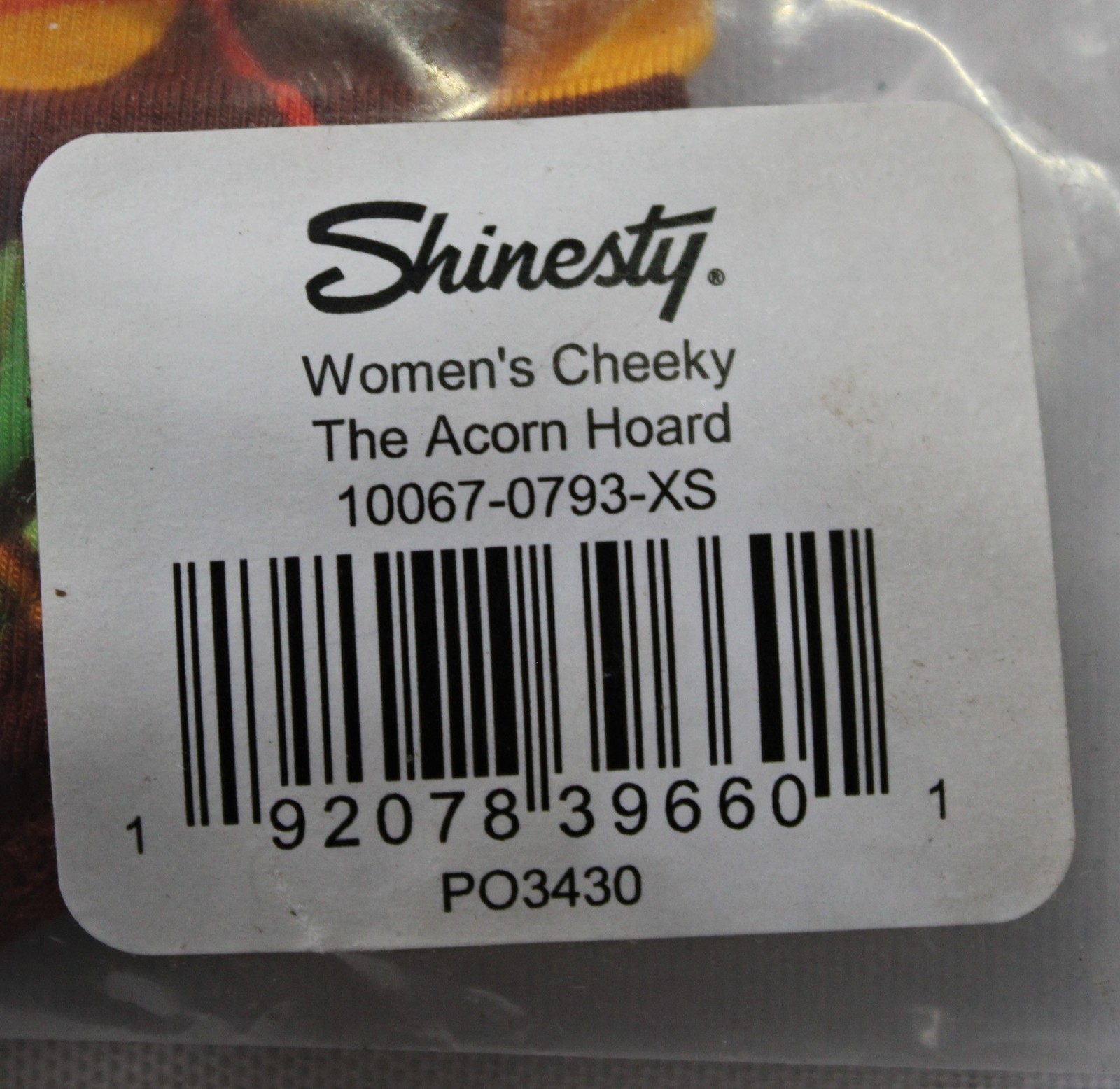 Shinesty Women’s Soft Cheeky Underwear BM7 The Acorn Hoard Size: XS NWT