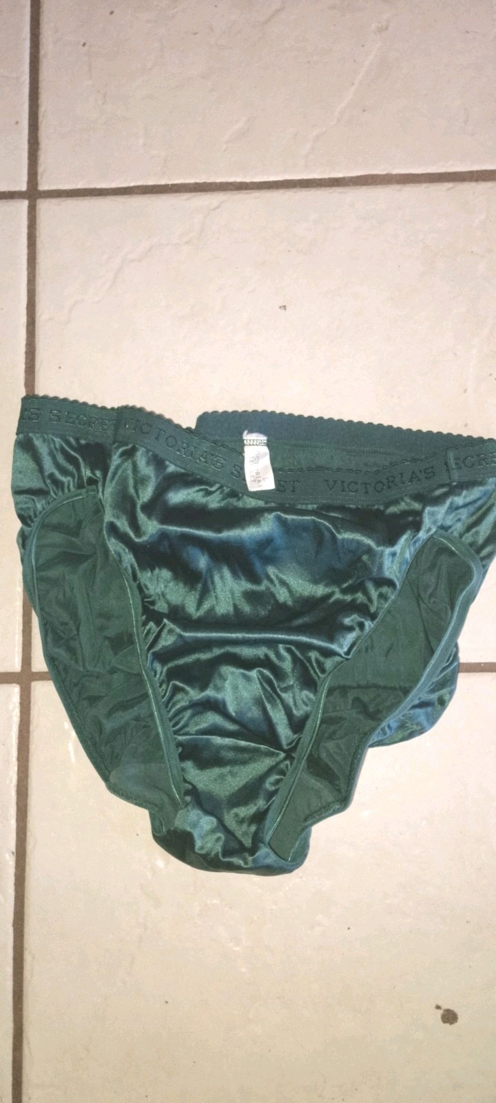 Vtg, 90s,Victoria’s Secret, Second Skin Satin, glossy Hi cut Leg Brief Panty,6