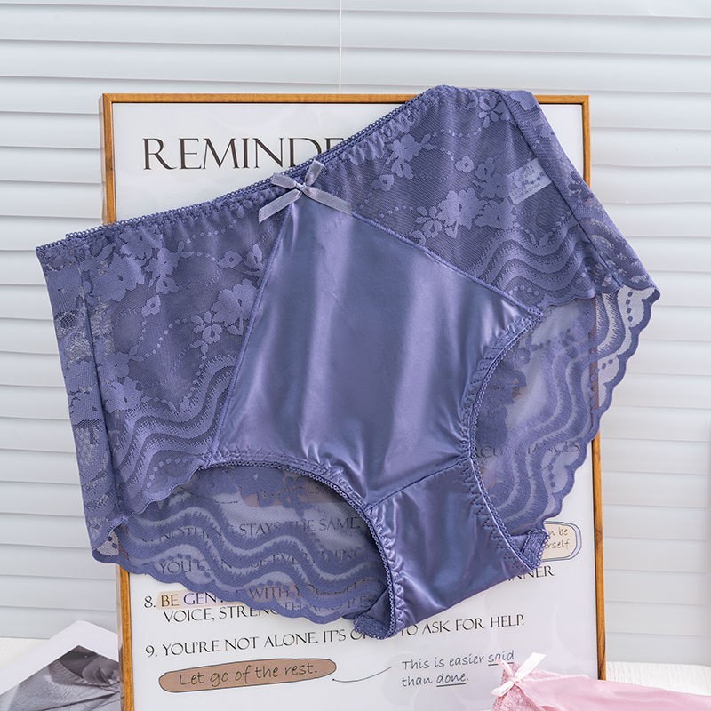 3 Pack High Waisted Lace Panties Tummy Control Sexy Underwear Shapewear Briefs
