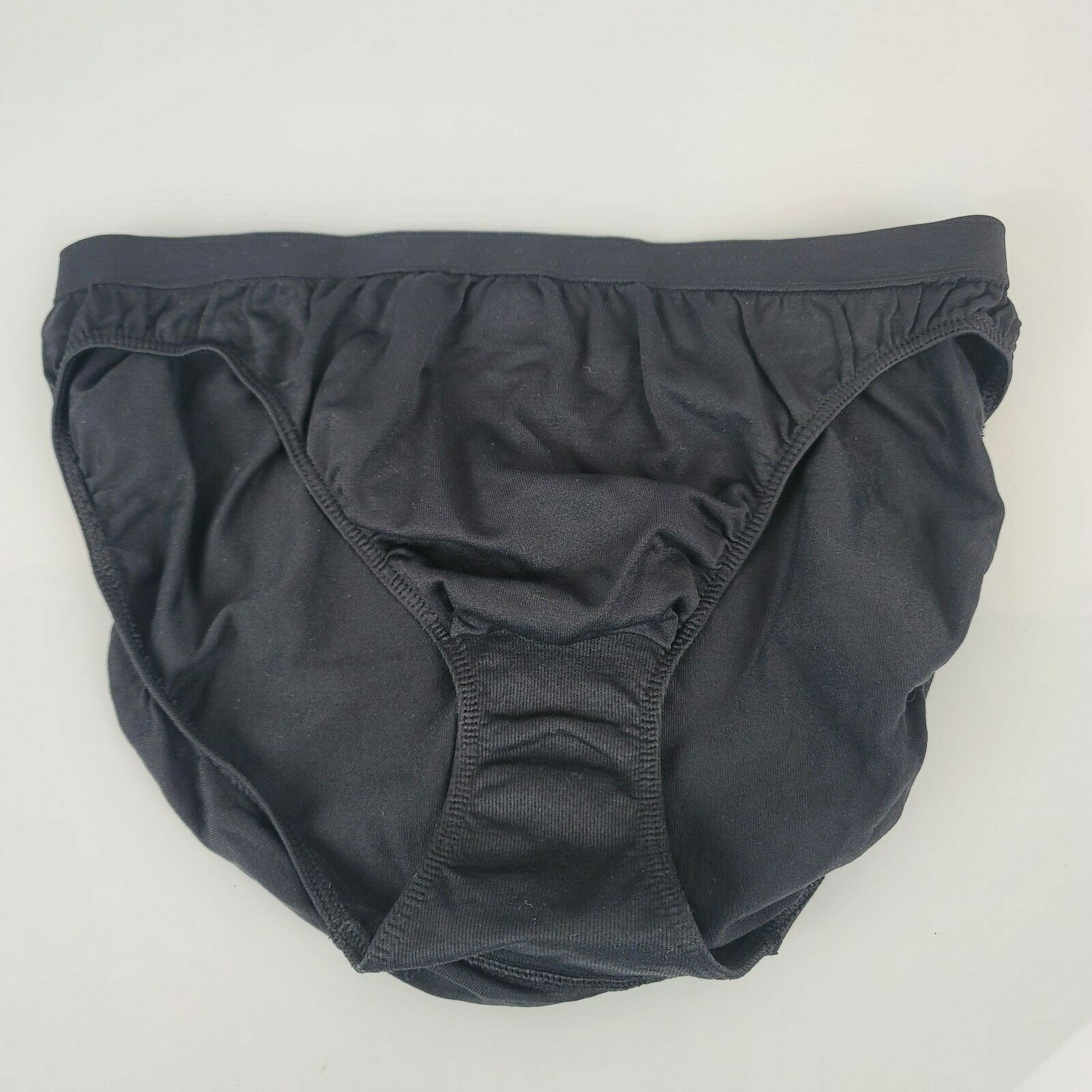 Vintage Victorias Secret Body By Tactel Nylon Brief Panties Bikini Seamless L