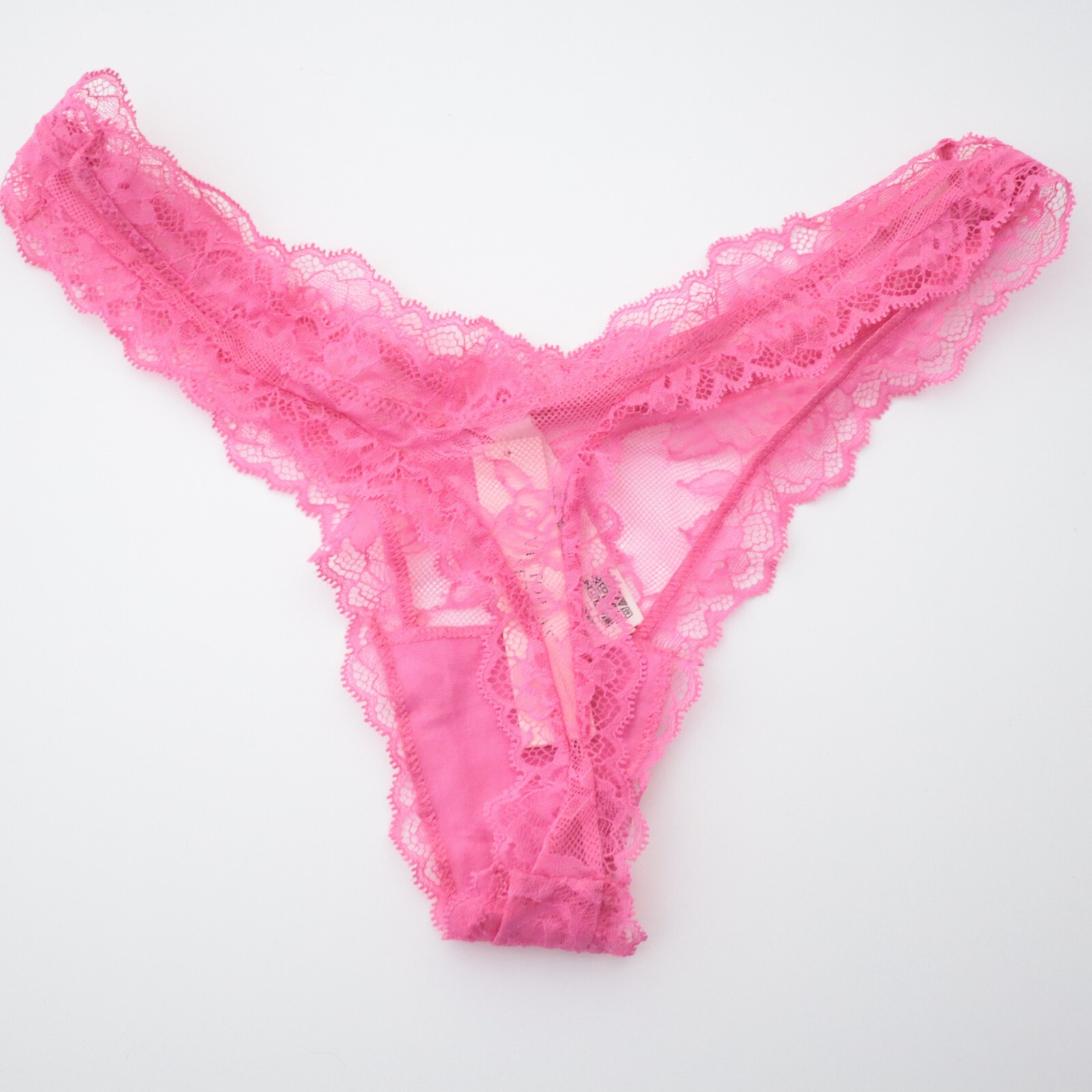 3 NEW Victoria’s Secret High Leg Rose Lace Thong Panties Lot S SMALL