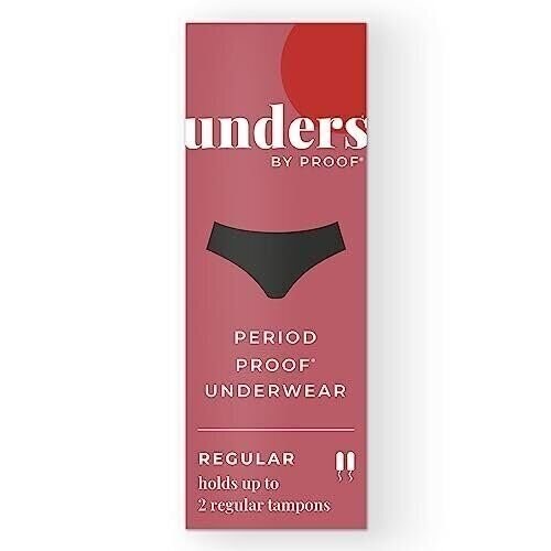 Proof. Brief, Moderate Absorbency Period Underwear for Women – Holds up to 2…