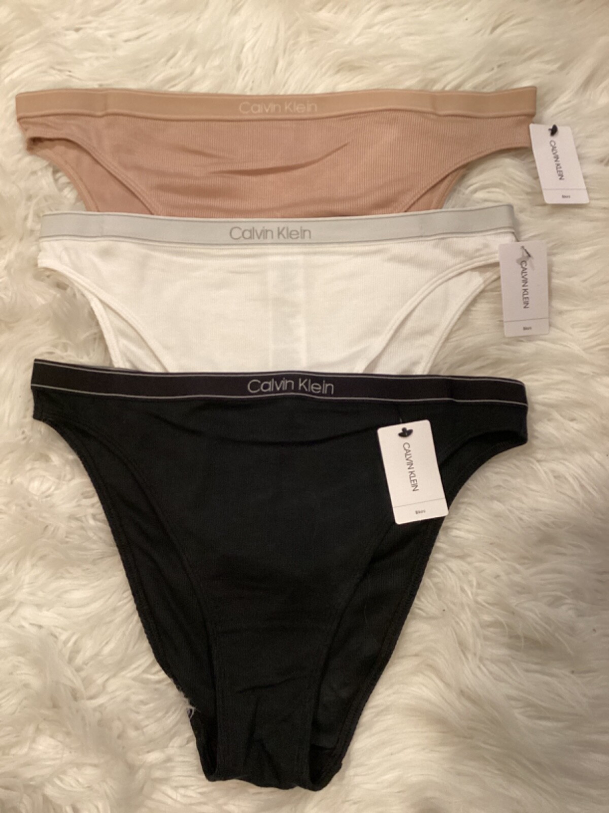 1 Calvin Klein pure ripped super soft modal cheeky BIKINI panty QF6443 $20