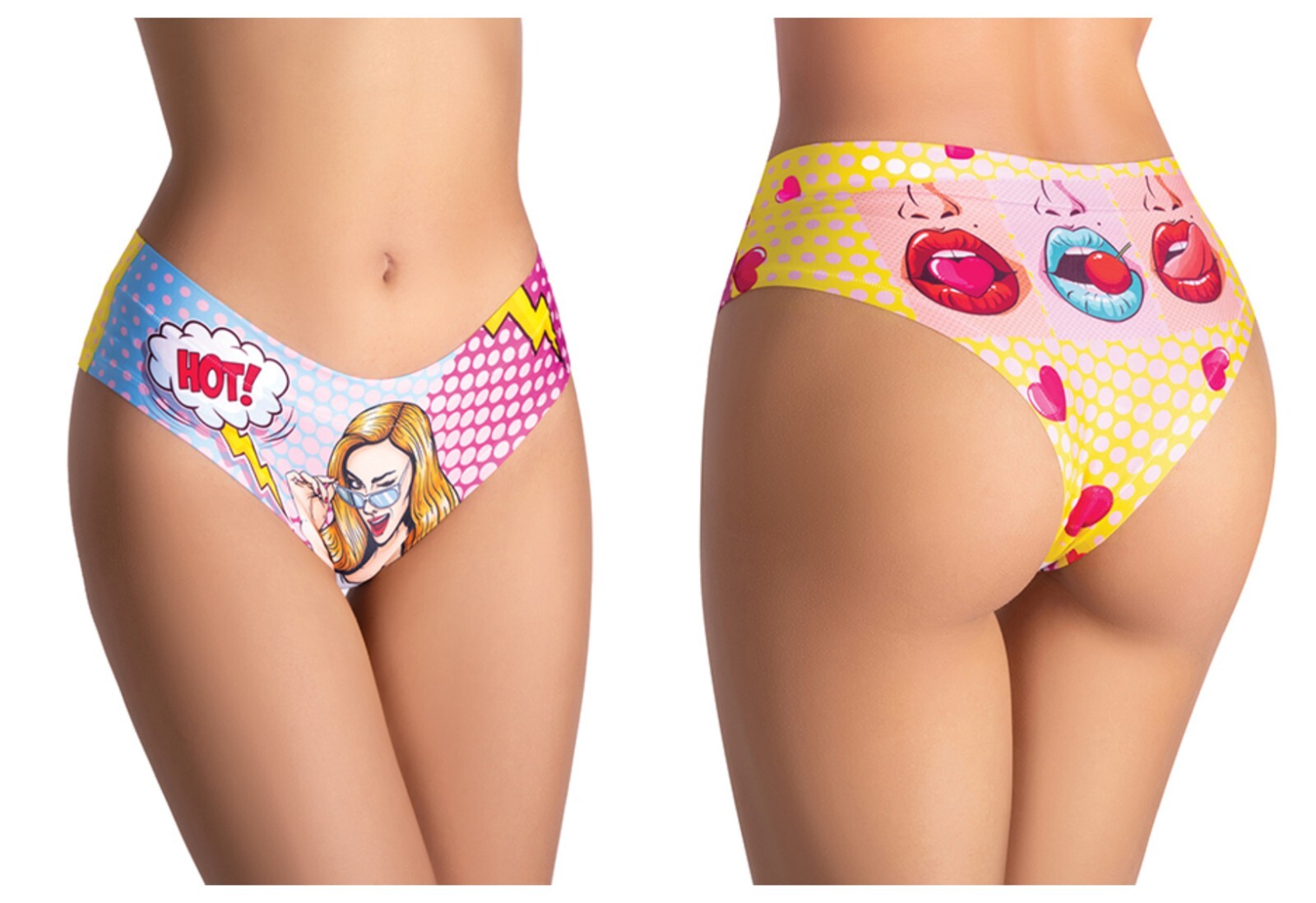 MEMEME COMICS HOT GIRL PRINTED SLIP S-XL