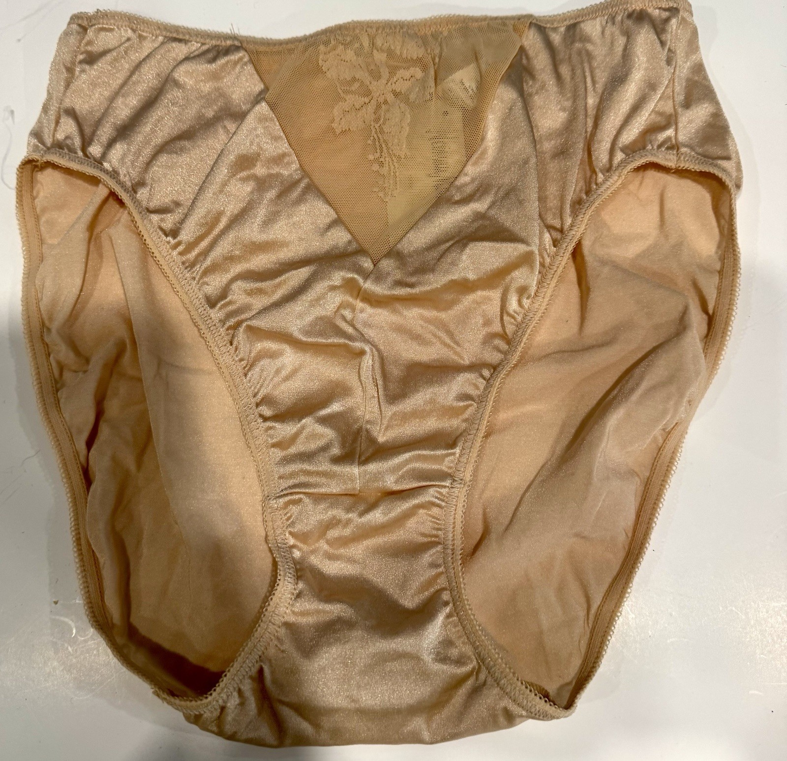 Lejaby Azalee 365 Panties New With Tags French Lingerie Sz L Nude With Lace