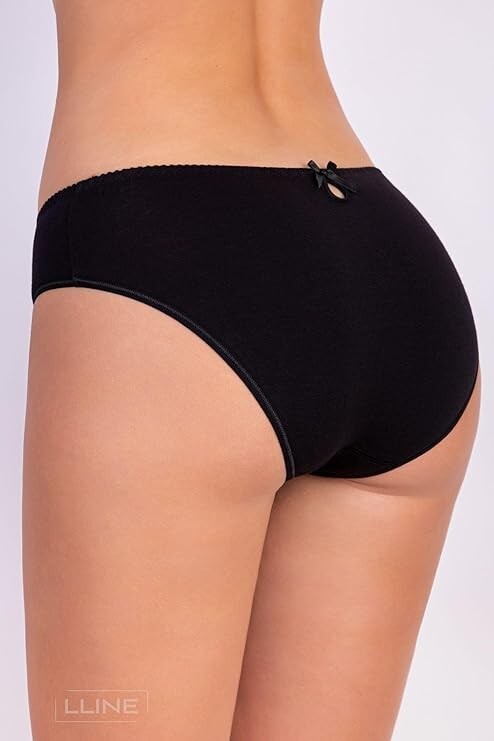 MILAVITSA-230360 Classic Women’s Panties Slip, Black
