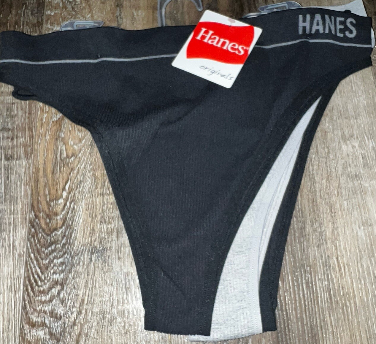 Hanes Womens Hi-Rise Cheeky Underwear Panties 3-Pair Nylon Blend Ribbed (A), 2XL