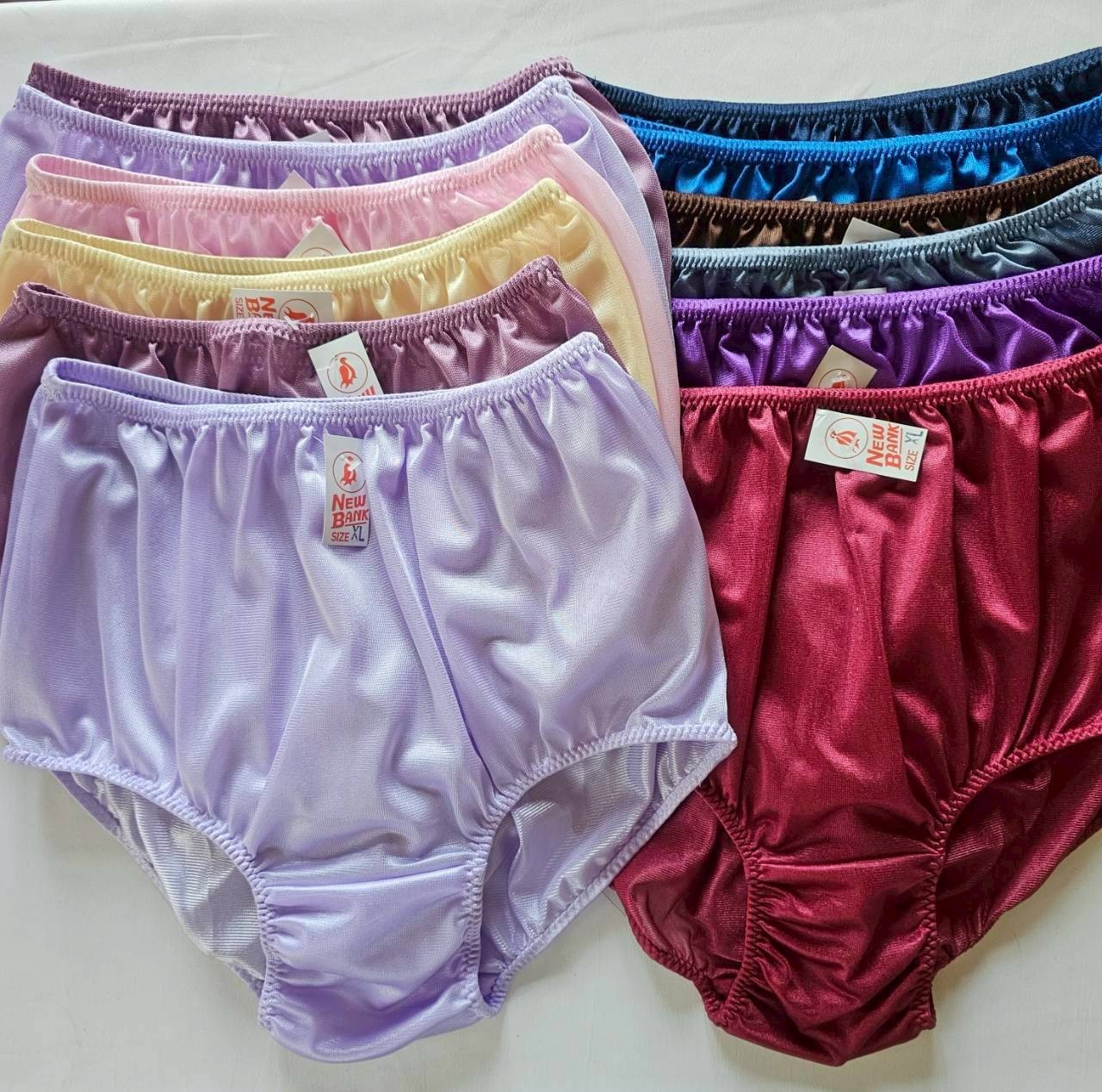 10 Nylon Underwear Granny Panties Comfort Woman Man Briefs High Waist 36″-42″ XL