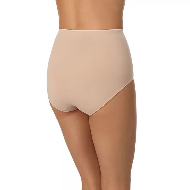 ELLEN TRACY Women’s Sz XXL Sz 9 43”-44”Hip 5 Pk SEAMLESS BRIEF Full Coverage NEW