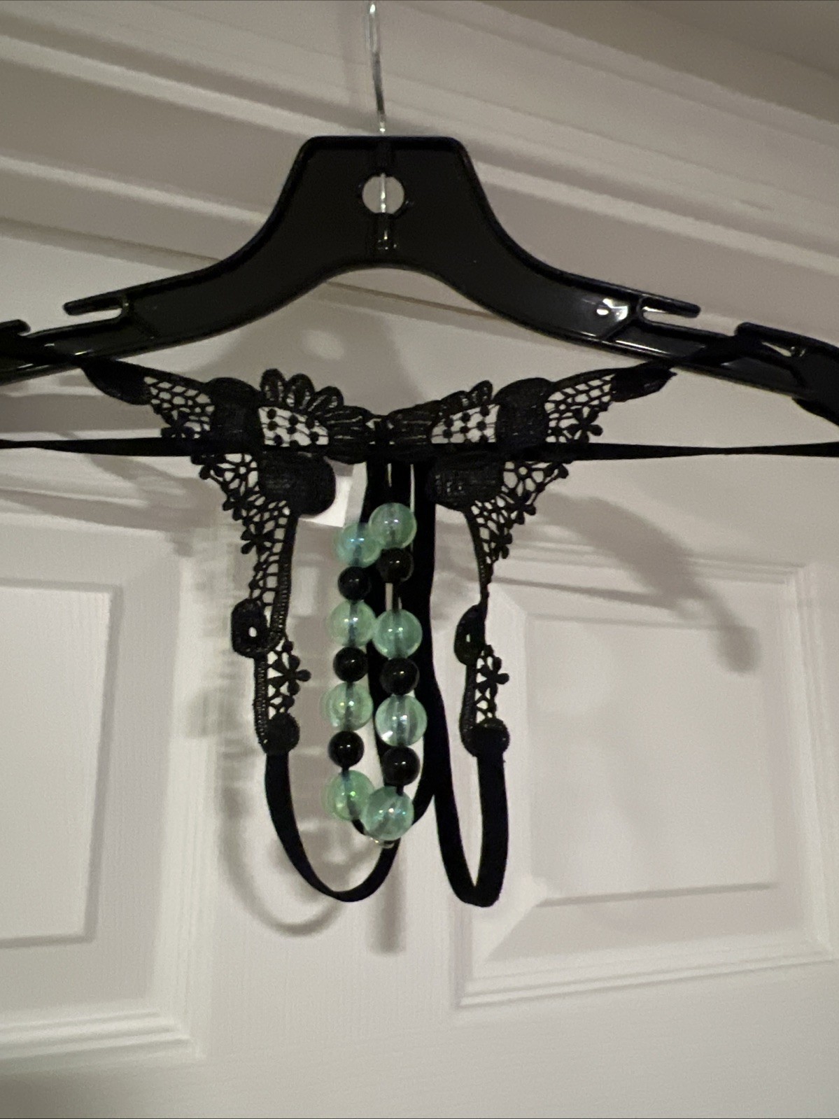 Beaded Crotchless Panties
