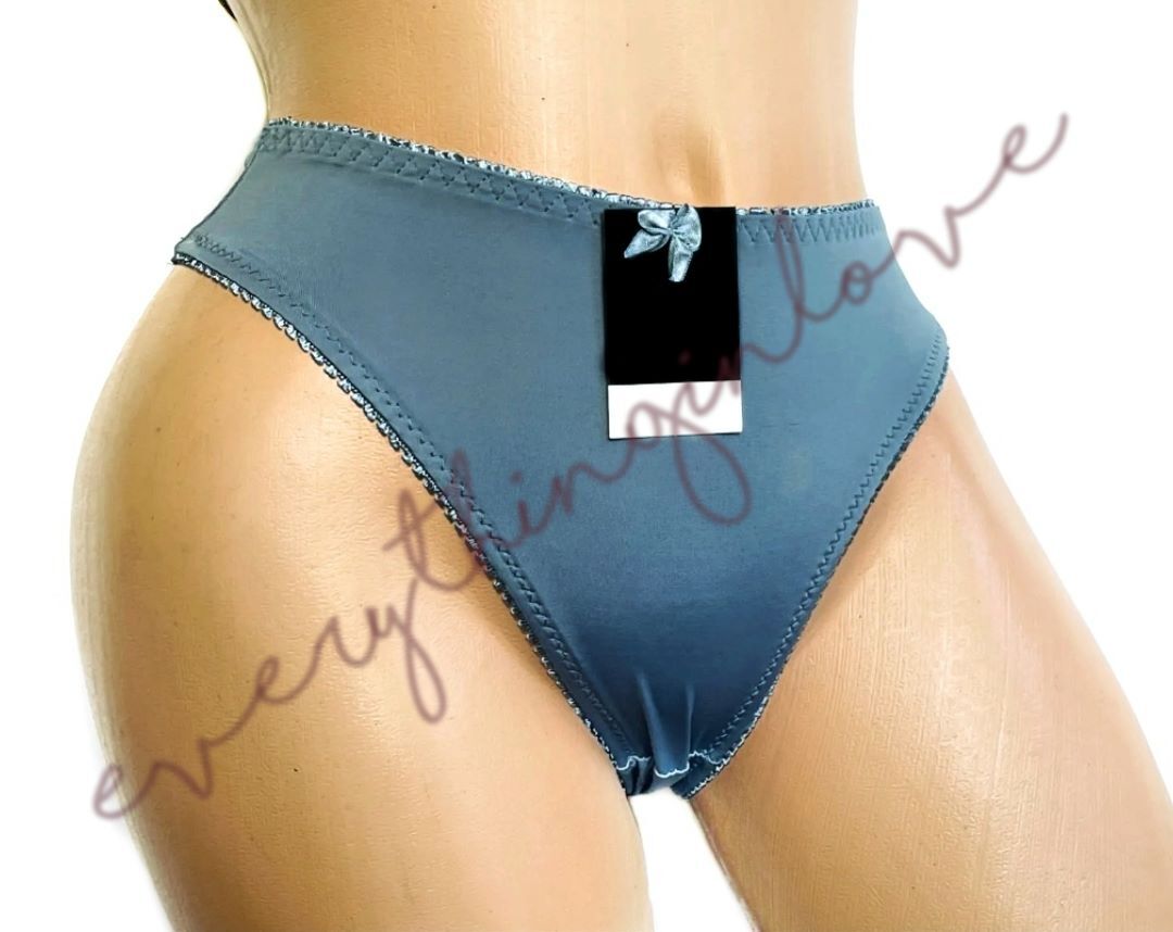 Women High Cut Microfiber Light Tummy Control Full Seat Coverage Bikini panties