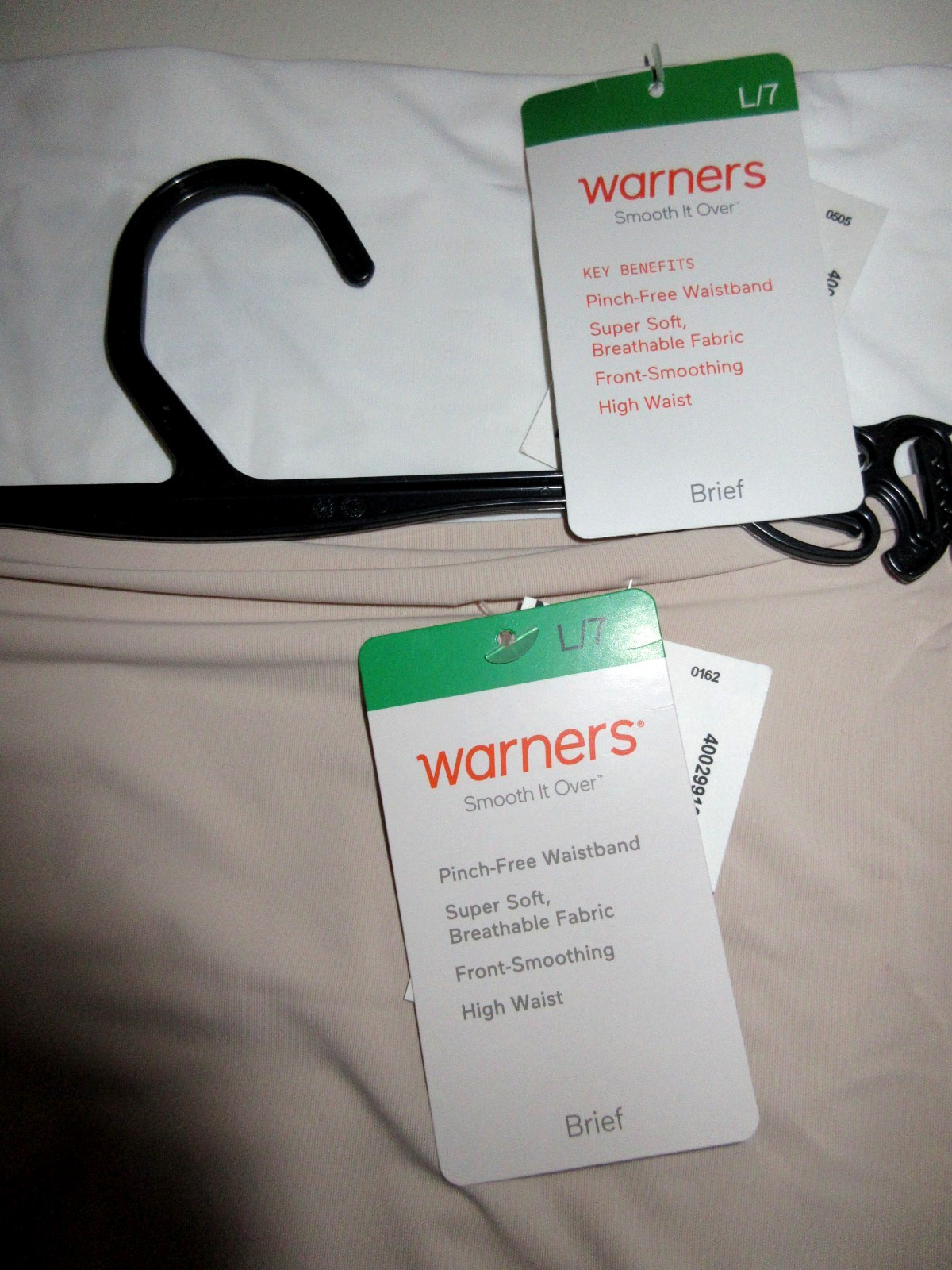 Warners BRIEF Smooth it over Front High Waist RS9021 white breathabl nylon ~ L/7