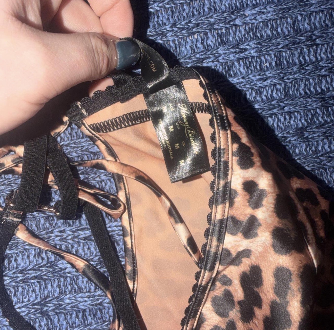 Honey Birdette Addison Leopard Chemise
