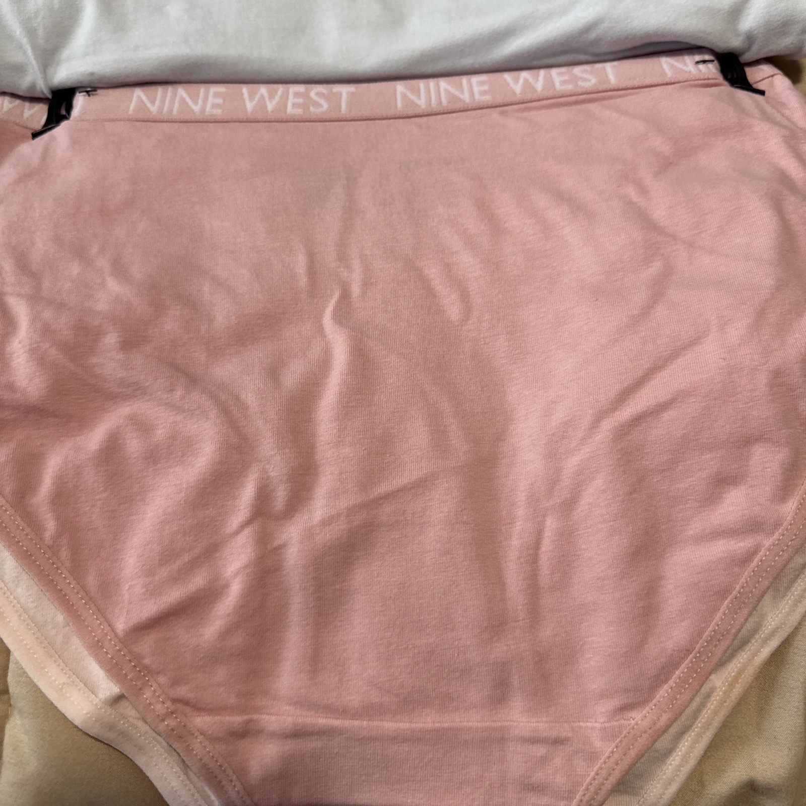 NINE WEST INTIMATES 5 PAIR SUPER SOFT BRIEF PANTIES UNDERWEAR MEDIUM COTTON