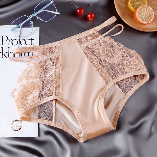 1/5 Pack Lot Womens Lace Satin Panties Underwear See Through Briefs Lingeries