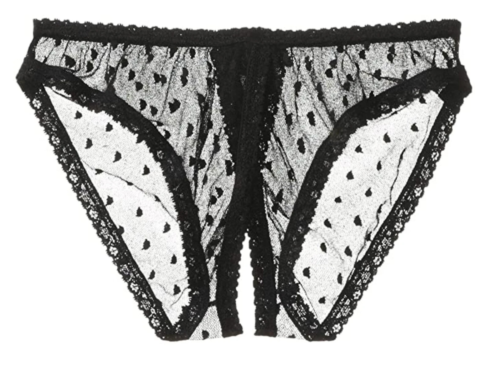 Only Hearts L111513 Underwear Coucou Coulette Black Briefs Women’s Size L