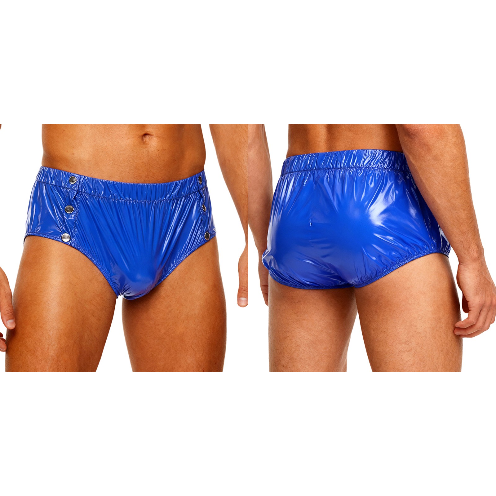 Mens Shorts Daily Briefs Tear-away Reusable For Elderly Bedridden High Waist