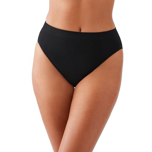 834175 WACOAL WOMEN’S B-SMOOTH HI-CUT BRIEF PANTY BLACK SIZE SMALL