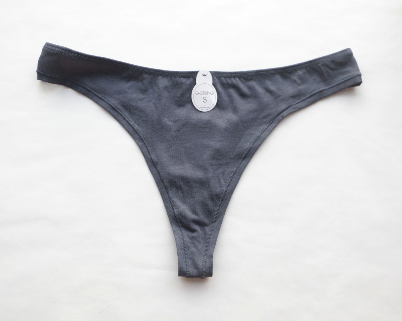 2 Pack Women Sexy Thongs Solid Smooth Underwear High cut G-string Knickers S-M