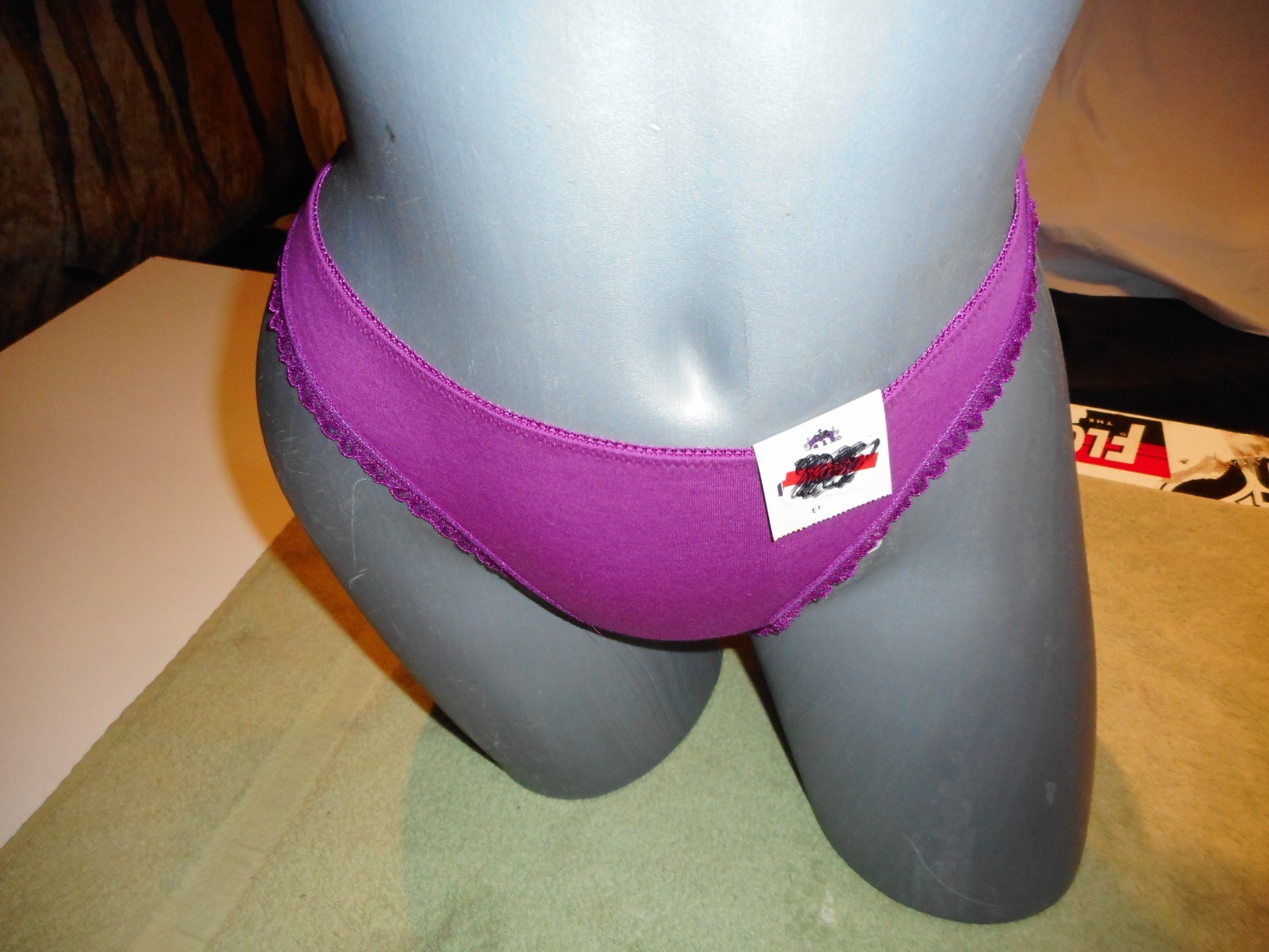 B.TEMPT’D BURGANDY THONG PANTY SOLD SEPARATE SIZE MEDIUM
