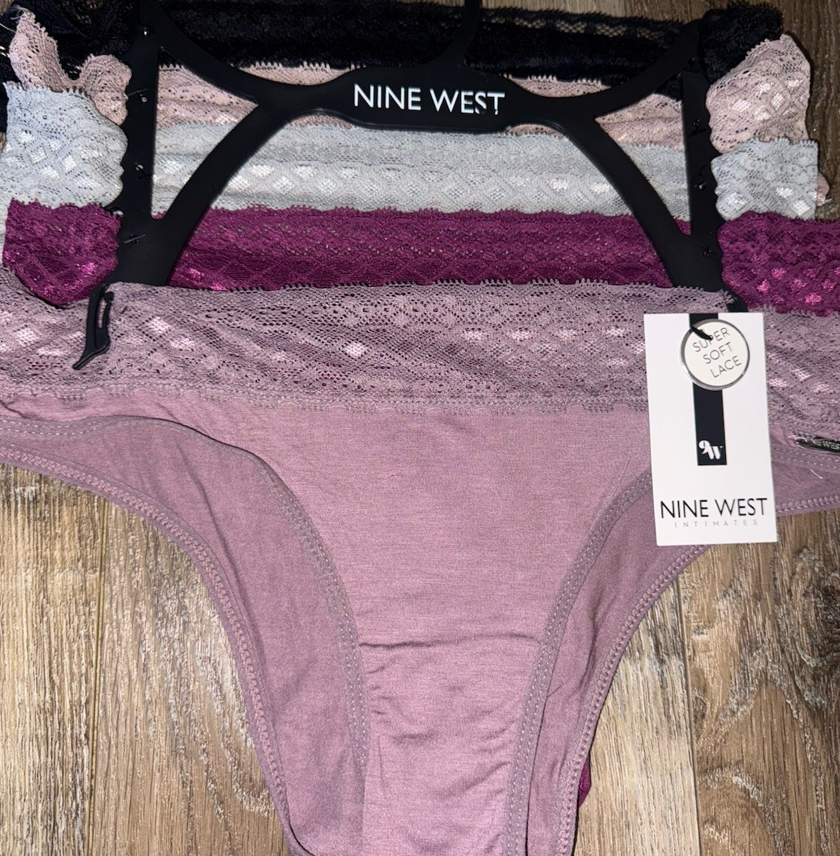Nine West ~ Women’s Cheeky Underwear Panties Rayon Blend 5-Pair ~ XL