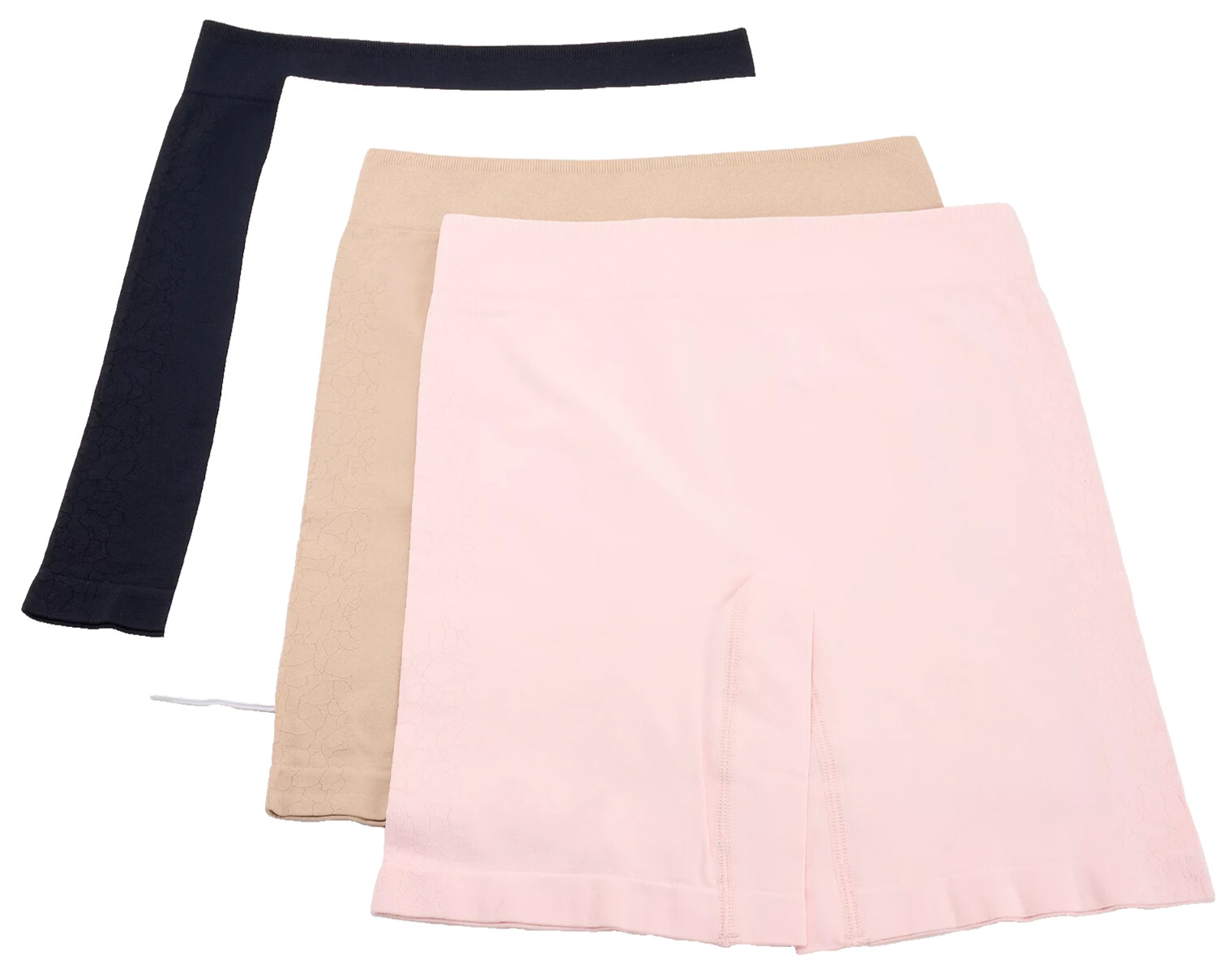 Breezies~Set of 4~Cooling Comfort Seamless Long Leg Briefs~2X~Basic~A678608