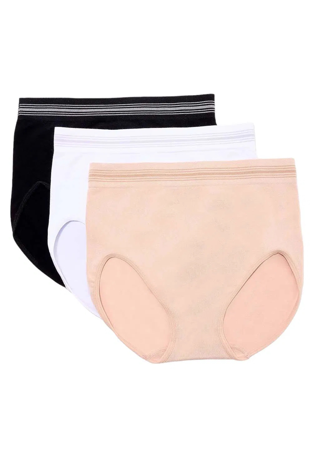 Breezies 3-Pack Comfort Breeze Seamfree Full Brief Basic Pack
