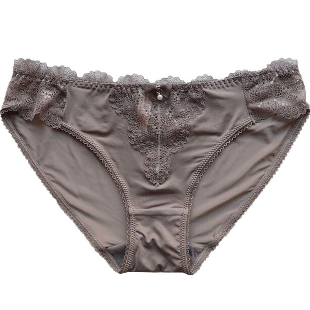 5 Pack Lot Sexy Womens Pearl Lace French Underwear Panties Full Briefs Lingeries