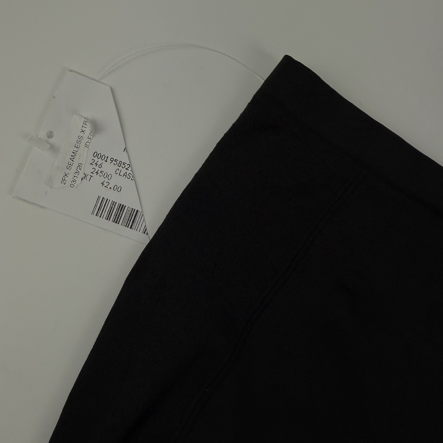 Bali Extra Firm Tummy Control Seamless Brief Womens Large Black NEW NWT